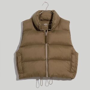 Madewell MWL (Re)sourced Nylon Puffer Vest xs